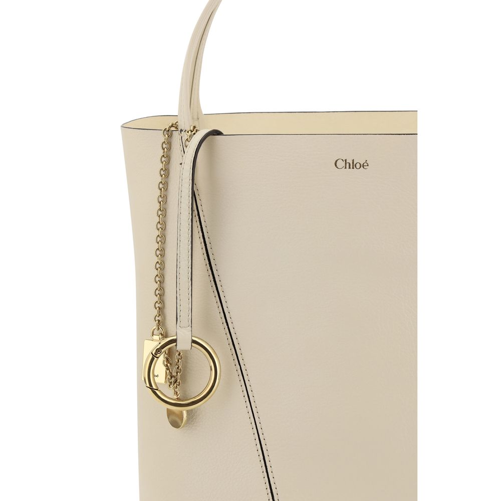 Chloé Cream Calf Leather Bos Taurus Shoulder Bag | Regal Royce