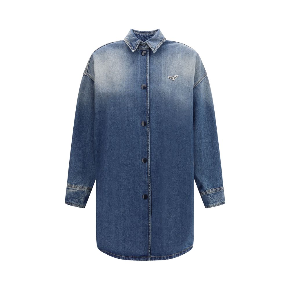 Prada Blue Cotton Denim Jacket | Regal Royce