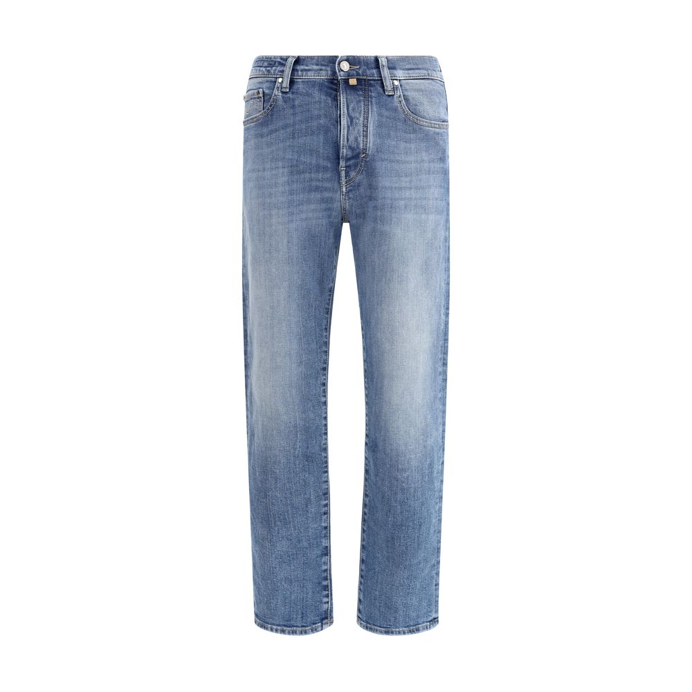 Jacob Cohen Blue Cotton Relaxed Fit Jeans | Regal Royce
