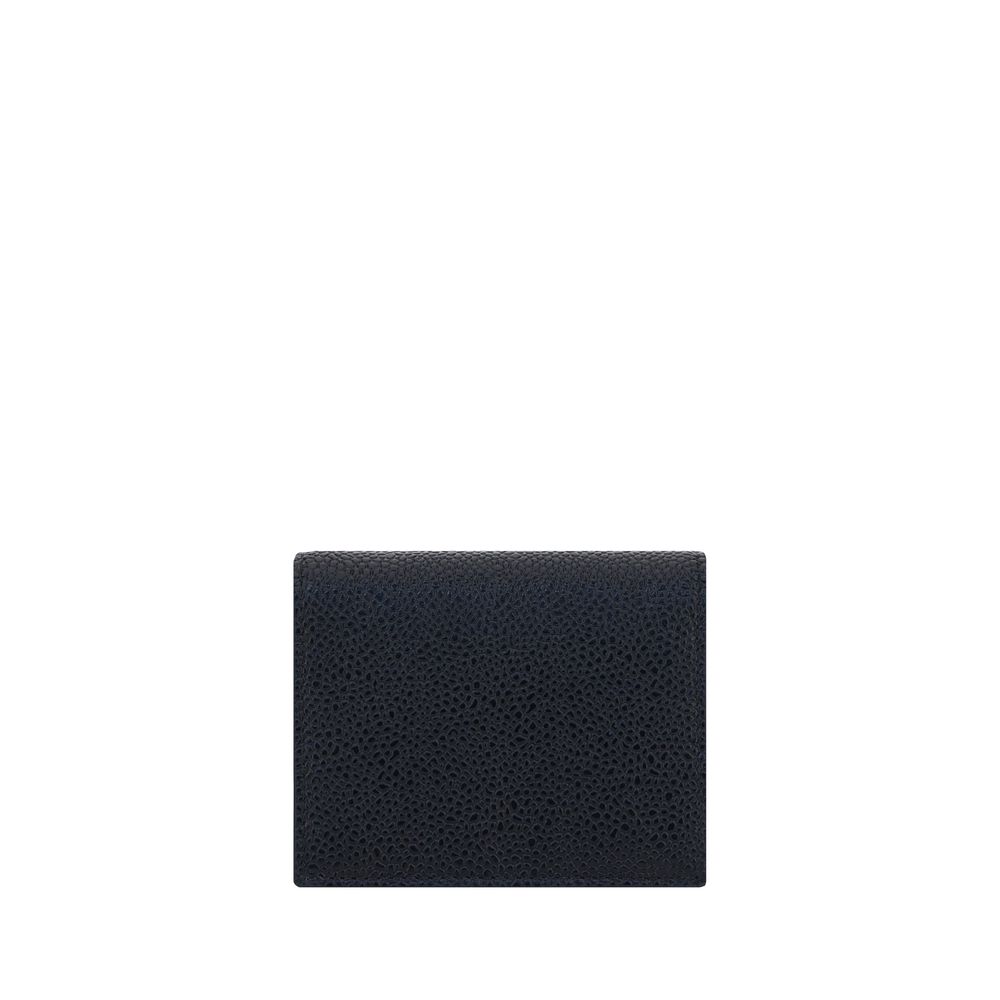 Thom Browne Black Calf Leather Bos Taurus Wallet | Regal Royce
