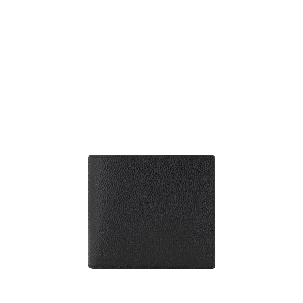 Thom Browne Black Calf Leather Bos Taurus Wallet | Regal Royce