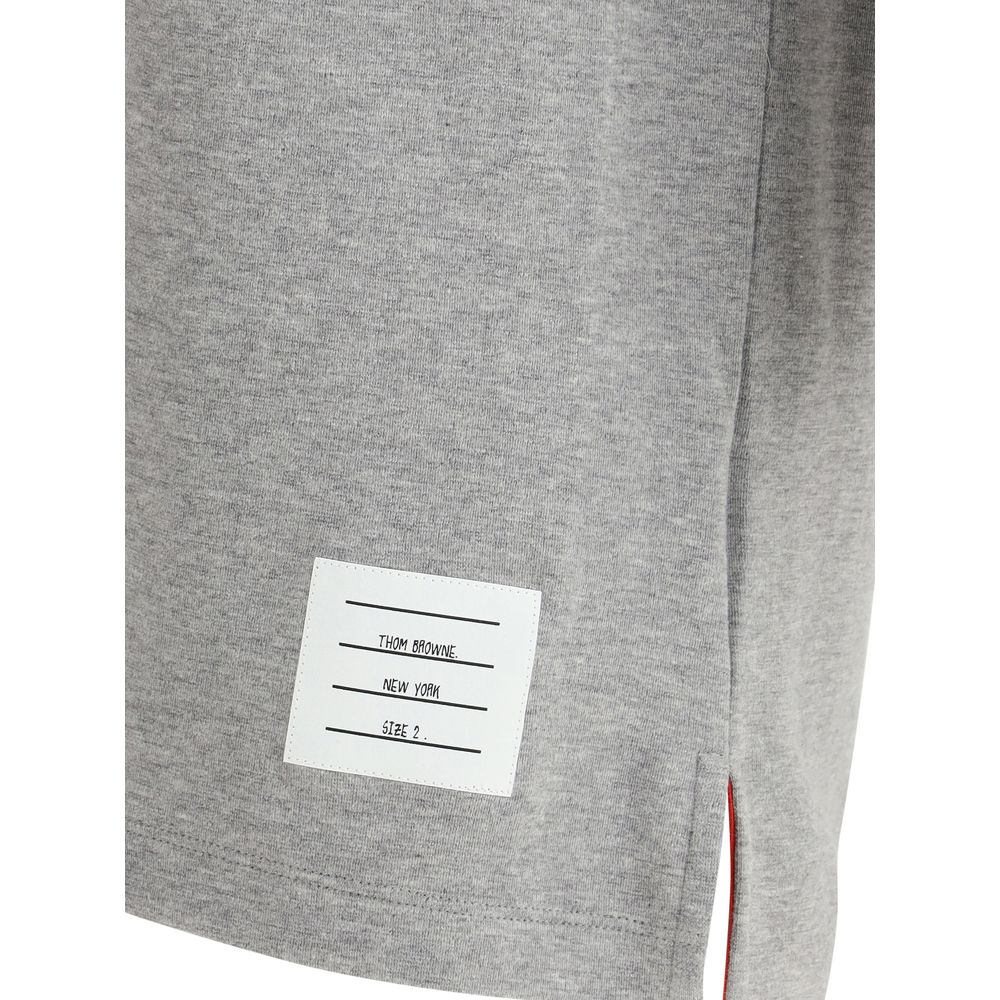 Thom Browne Gray Cotton T-Shirt | Regal Royce