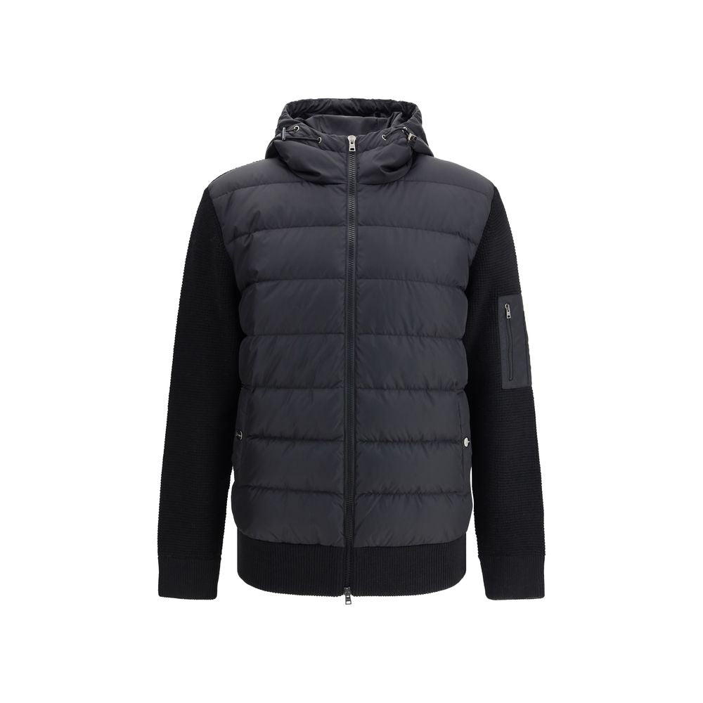 Herno Black Wool Bomber | Regal Royce