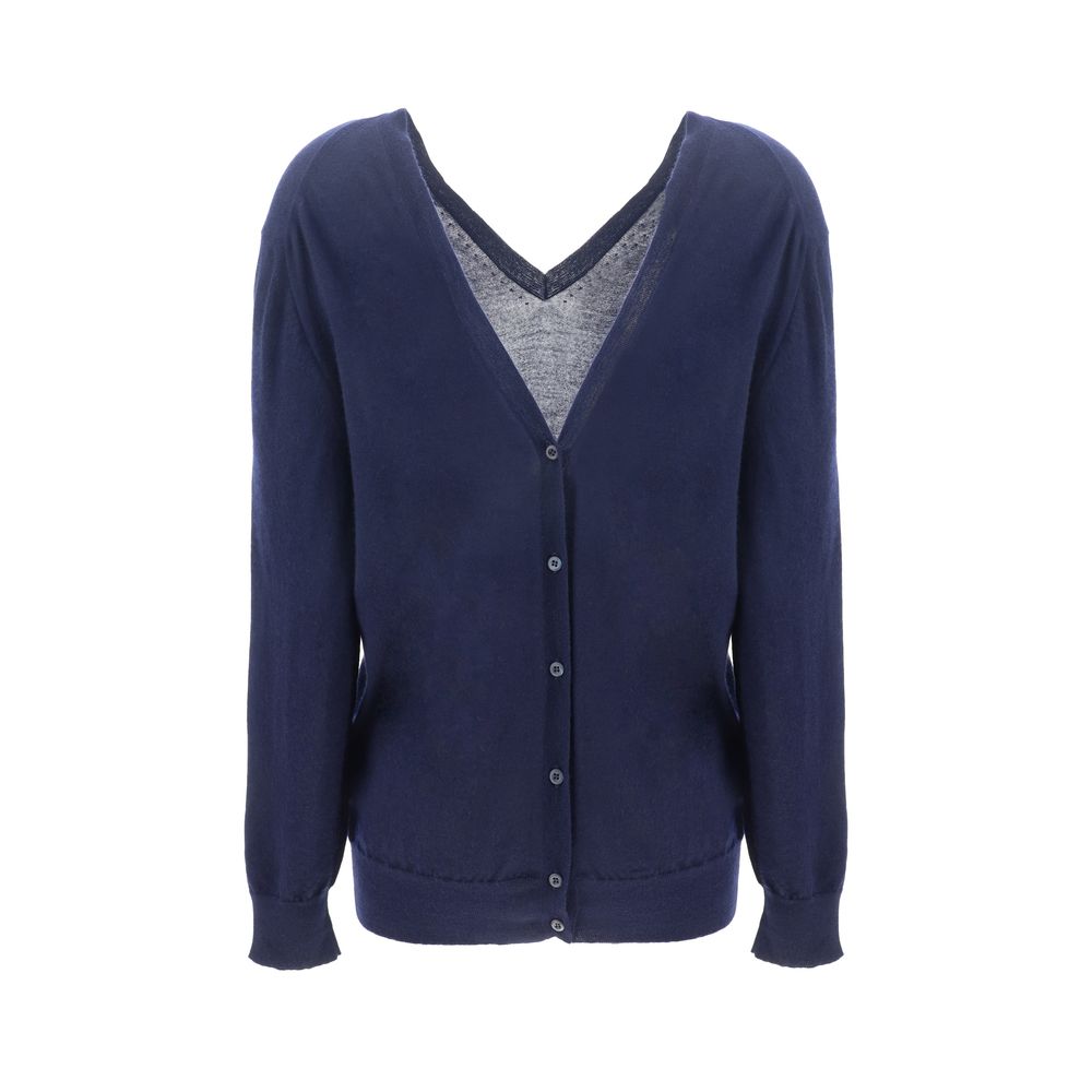 Prada Blue Cashmere Cardigan | Regal Royce
