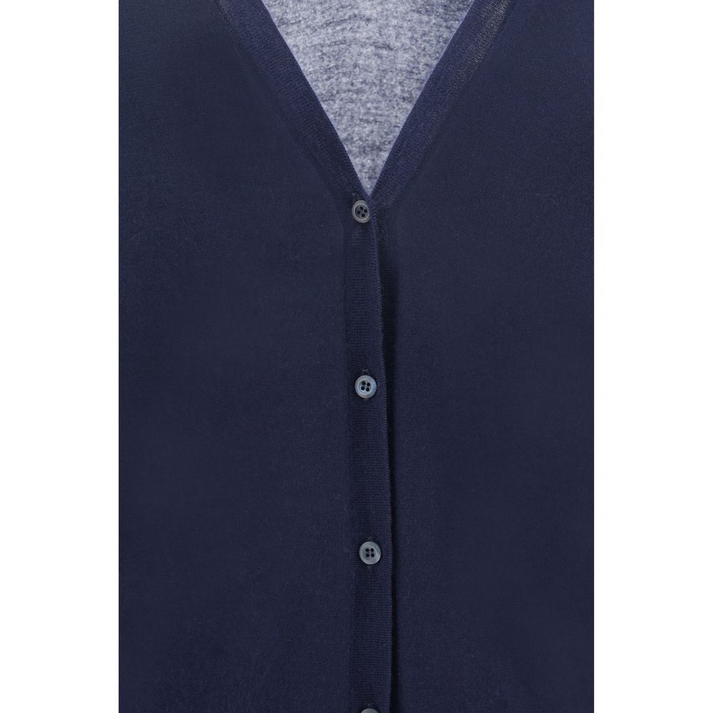 Prada Blue Cashmere Cardigan | Regal Royce