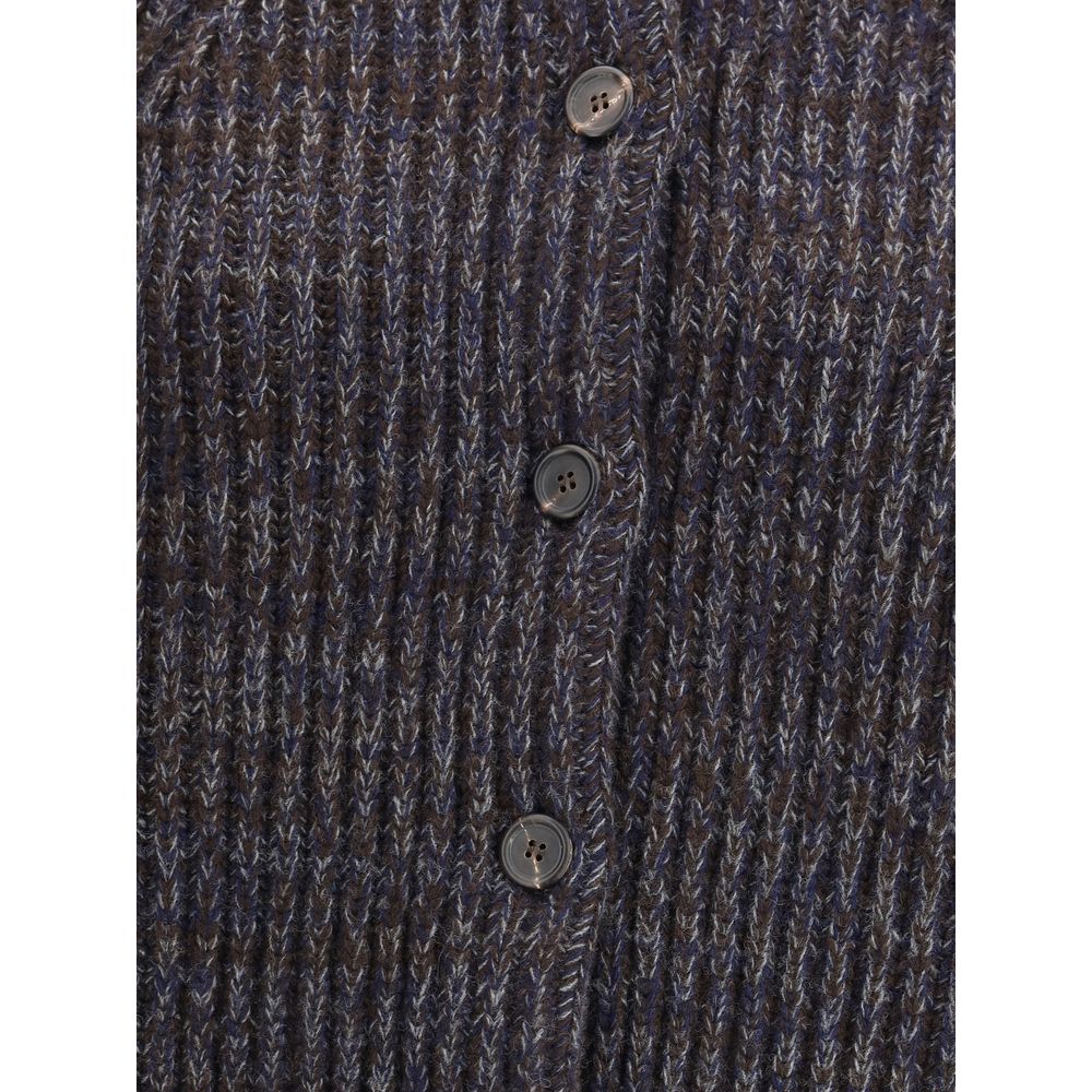 Prada Brown Merino Wool Cardigan | Regal Royce