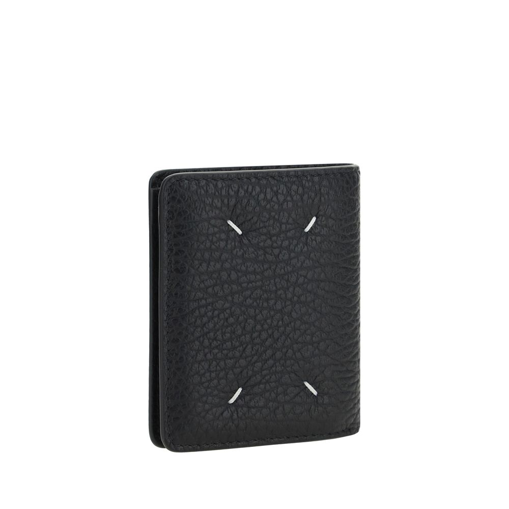 Margiela Black Calf Leather Bos Taurus Wallet | Regal Royce