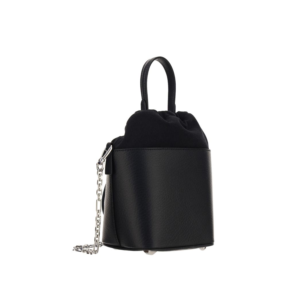 Margiela Black Calf Leather Bos Taurus Shoulder Bag | Regal Royce