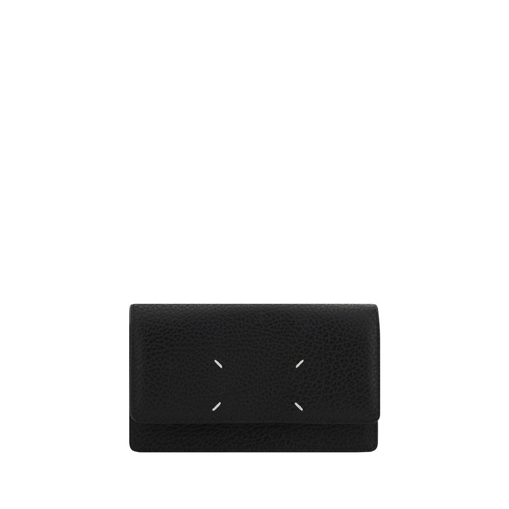 Margiela Black Calf Leather Bos Taurus Wallet | Regal Royce