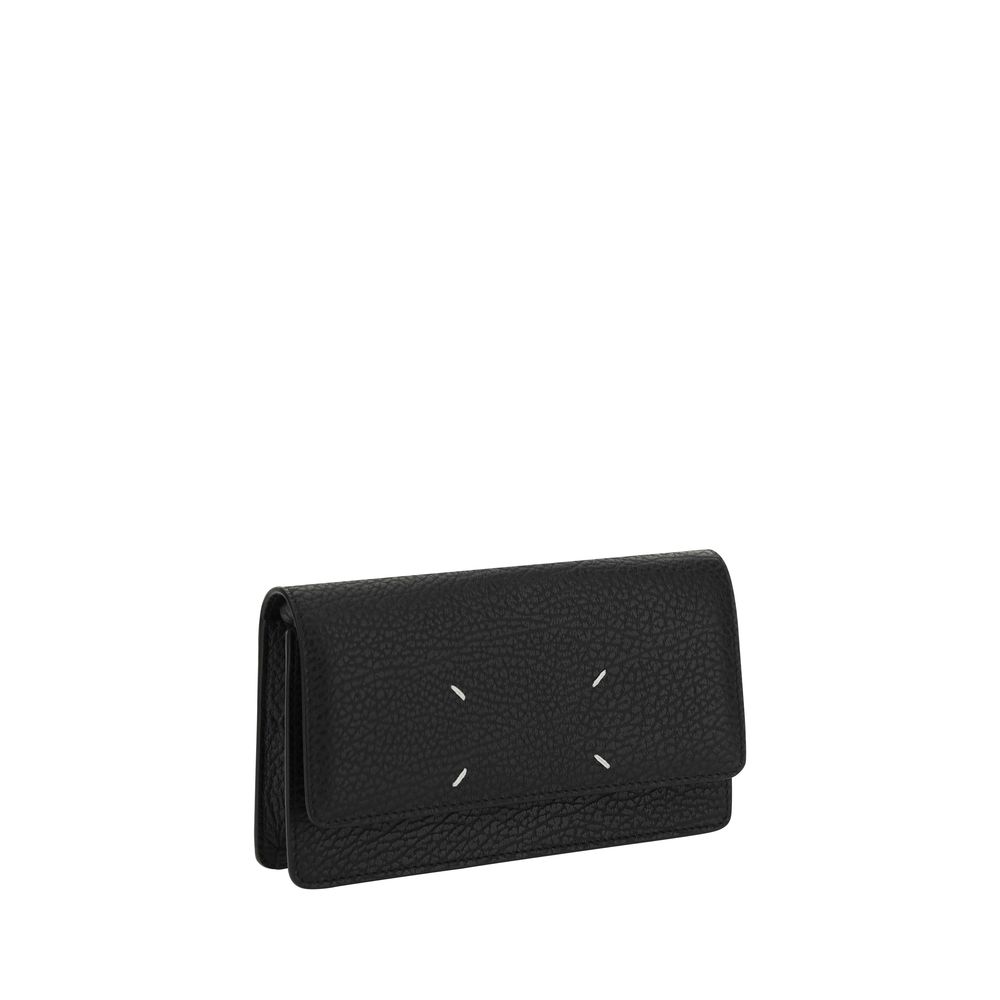 Margiela Black Calf Leather Bos Taurus Wallet | Regal Royce
