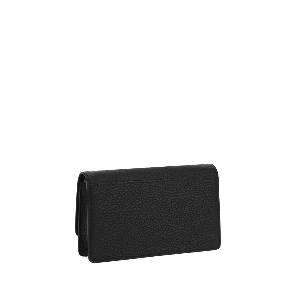 Margiela Black Calf Leather Bos Taurus Wallet | Regal Royce