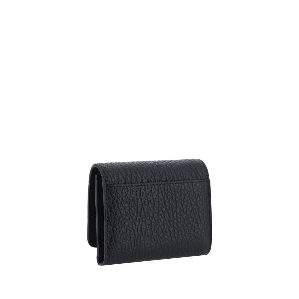 Margiela Black Calf Leather Bos Taurus Wallet | Regal Royce
