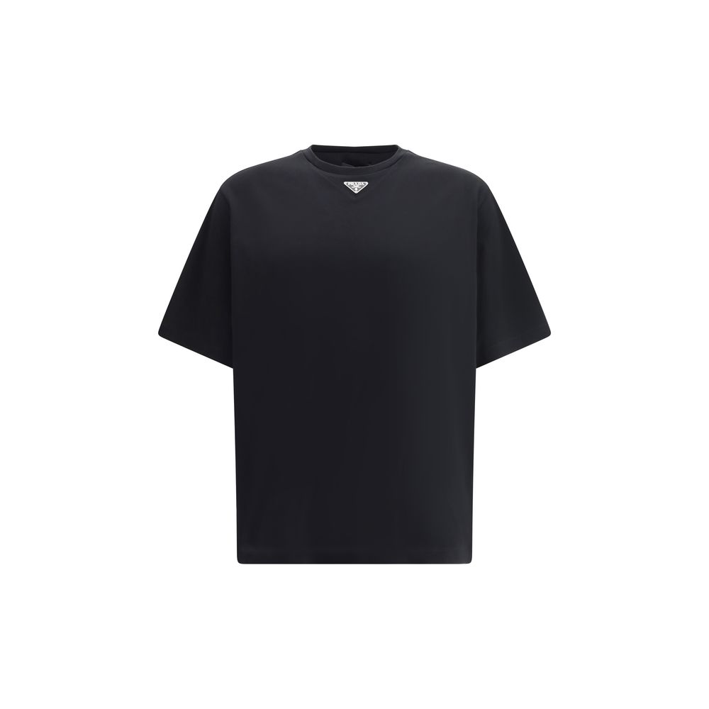 Prada Black Cotton T-Shirt | Regal Royce
