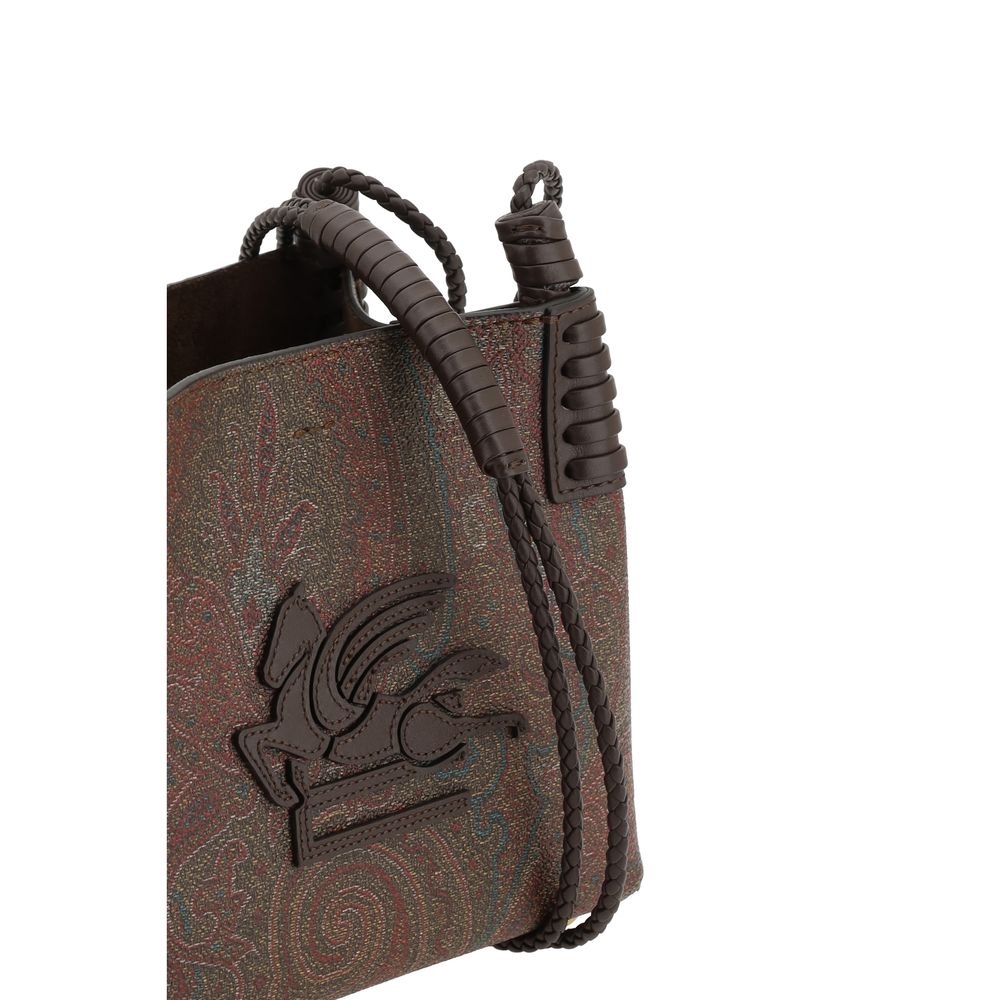 Etro Brown Fabric Shoulder Bag | Regal Royce