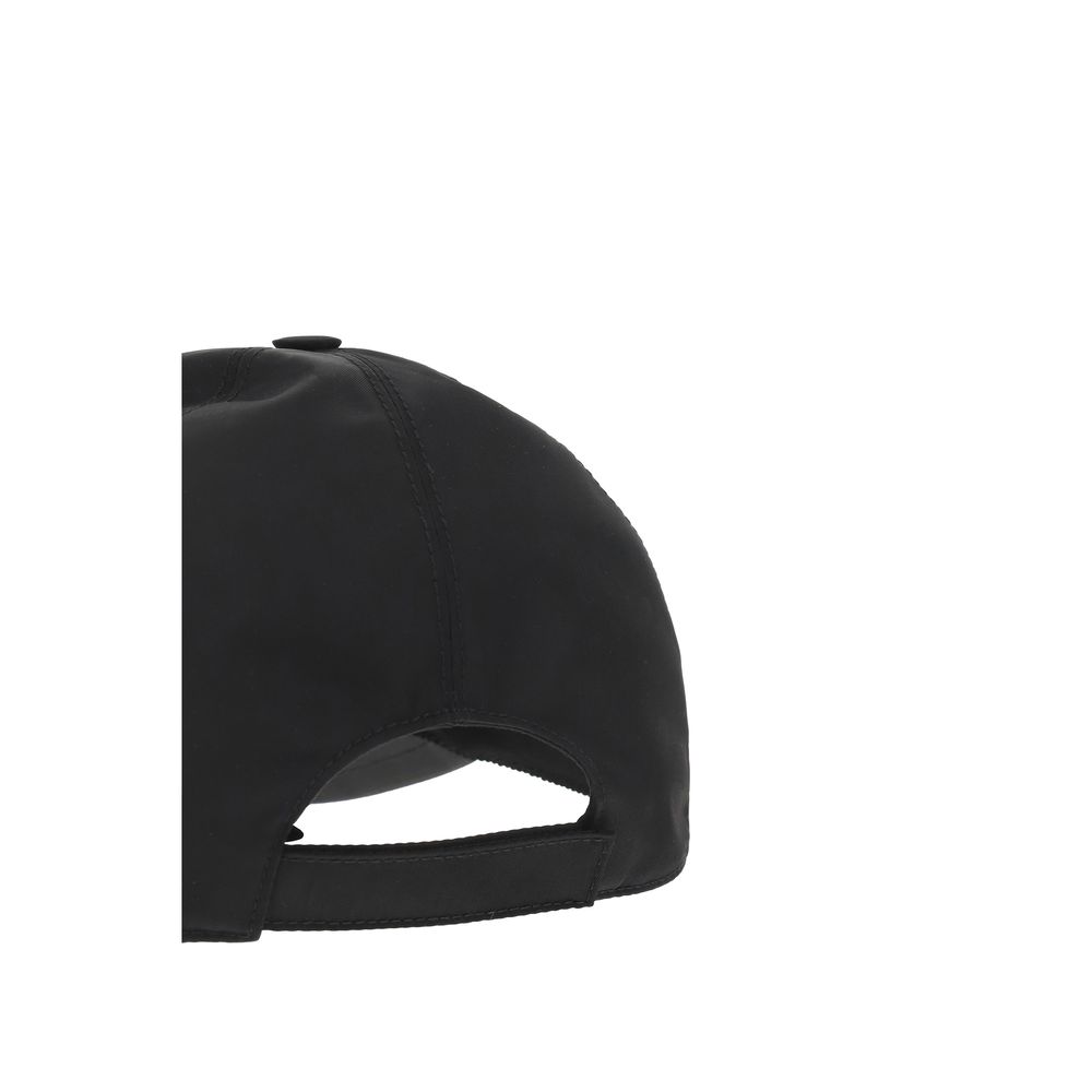 Prada Black Polyamide Cap (Baseball Hat) | Regal Royce