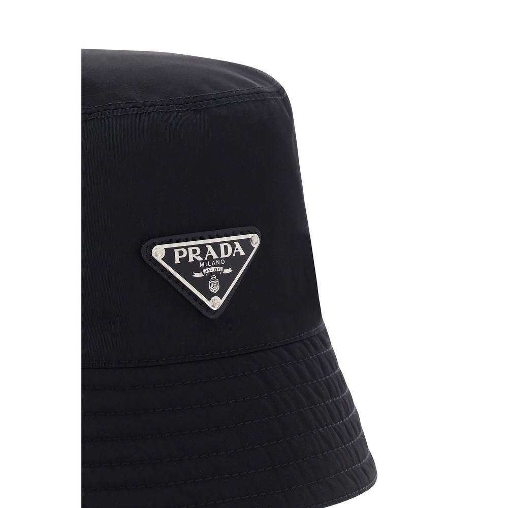 Prada Black Polyamide Bucket Hat | Regal Royce