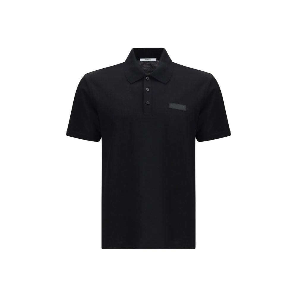 Givenchy Black Cotton Polo Shirt | Regal Royce