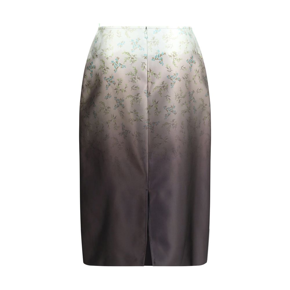 Jil Sander Multicolor Silk Long Skirt | Regal Royce