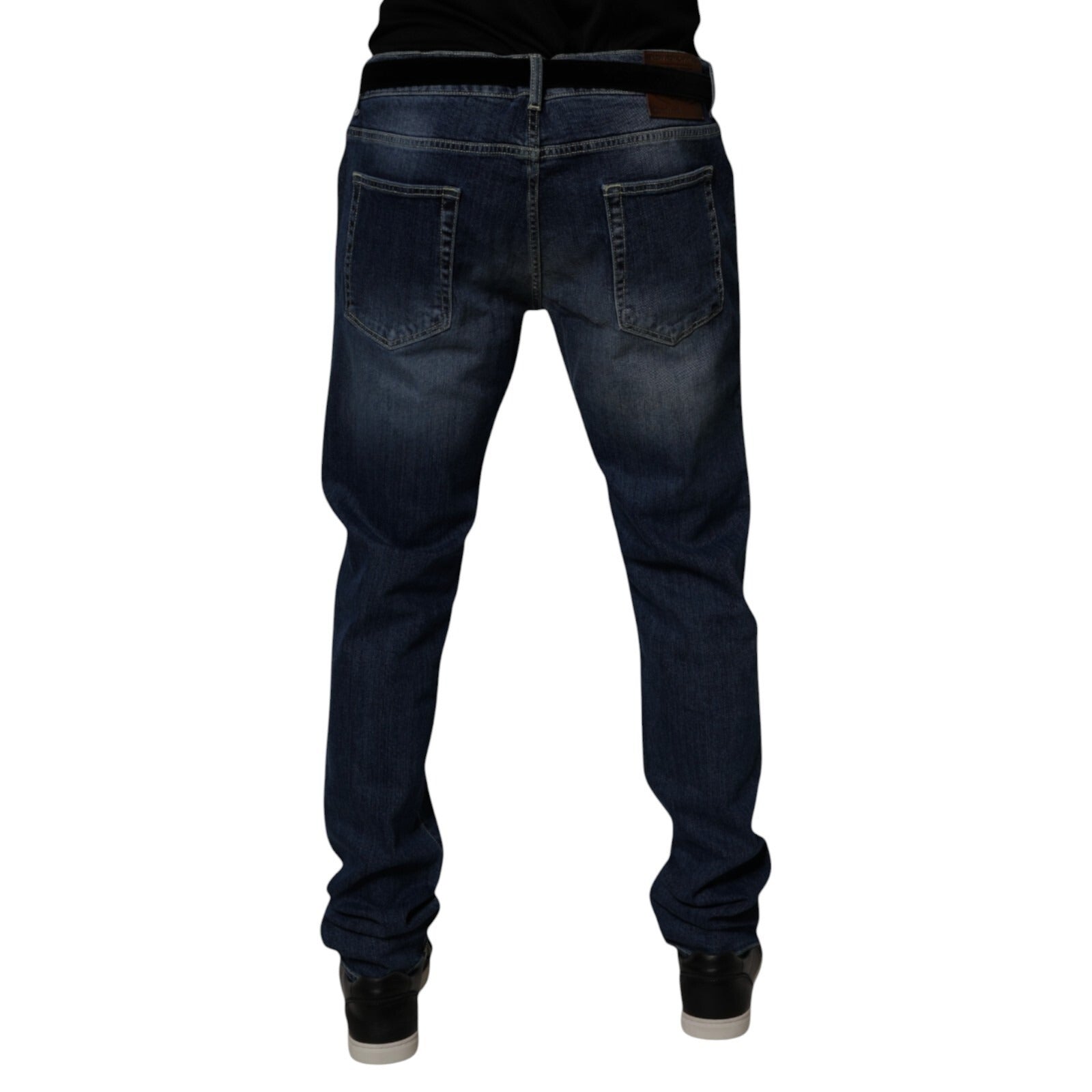 Dolce & Gabbana Blue Washed Cotton Stretch SkinnyDenim Jeans | Regal Royce