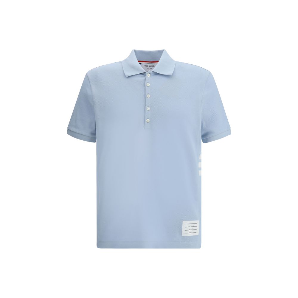 Thom Browne Blue Cotton Polo Shirt | Regal Royce