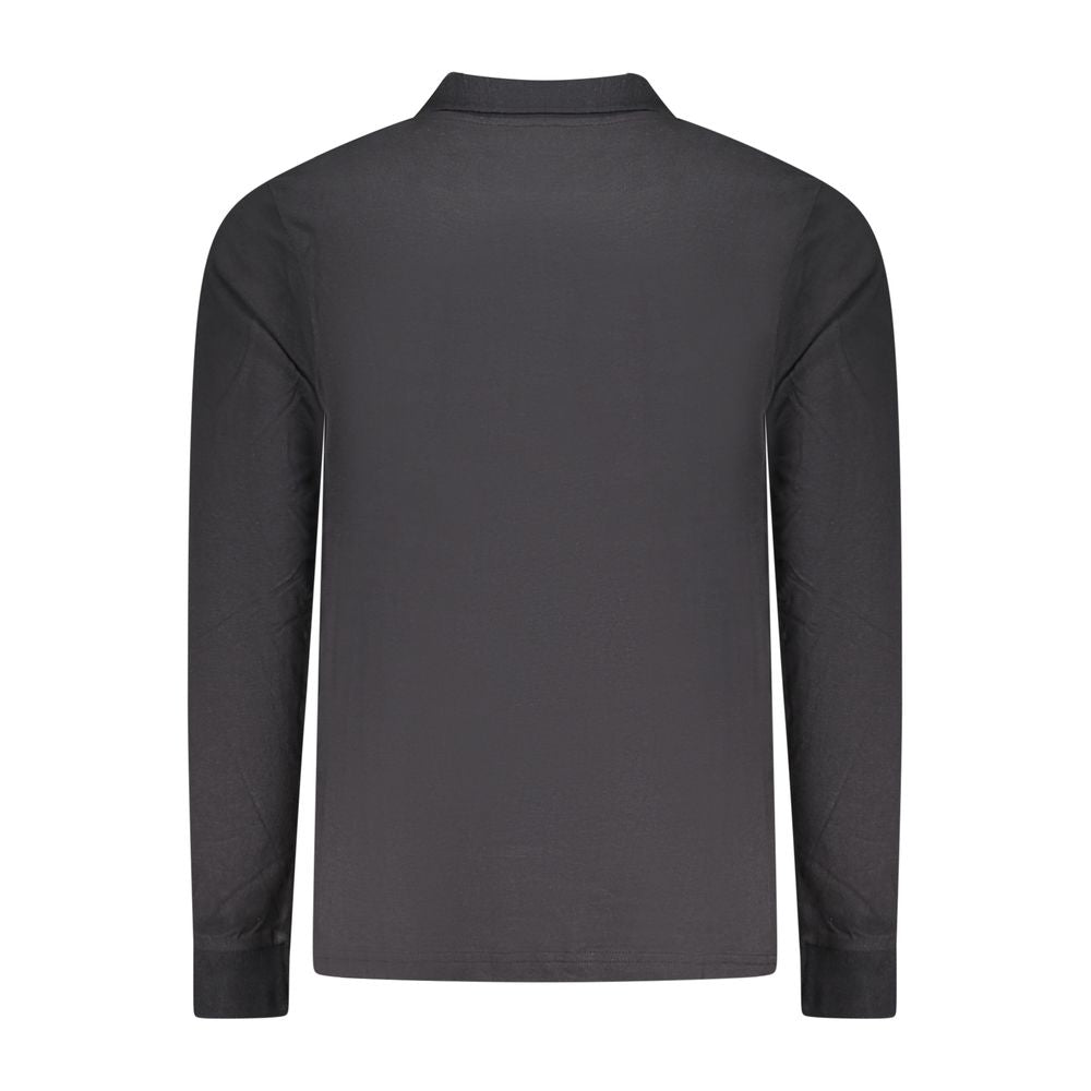 Norway 1963 Black Cotton Men Polo Shirt