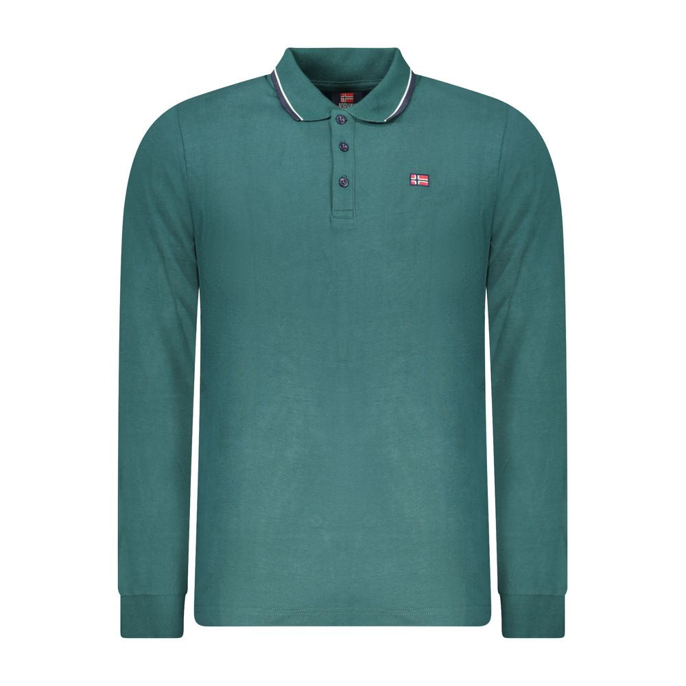 Norway 1963 Verde Cotton Men Polo | Regal Royce