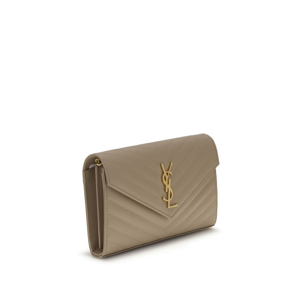 Saint Laurent Beige Calf Leather Bos Taurus Shoulder Bag | Regal Royce
