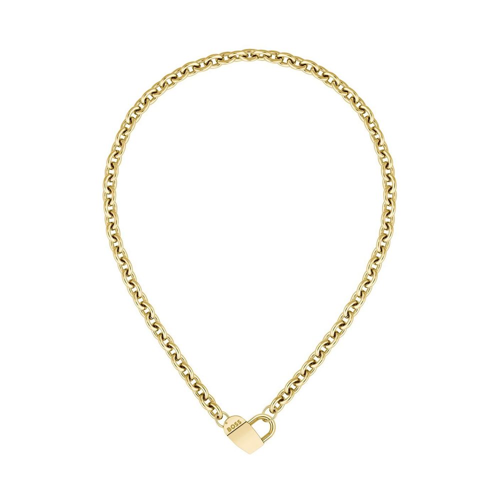 Hugo Boss Gold Stainless Steel Necklace | Regal Royce