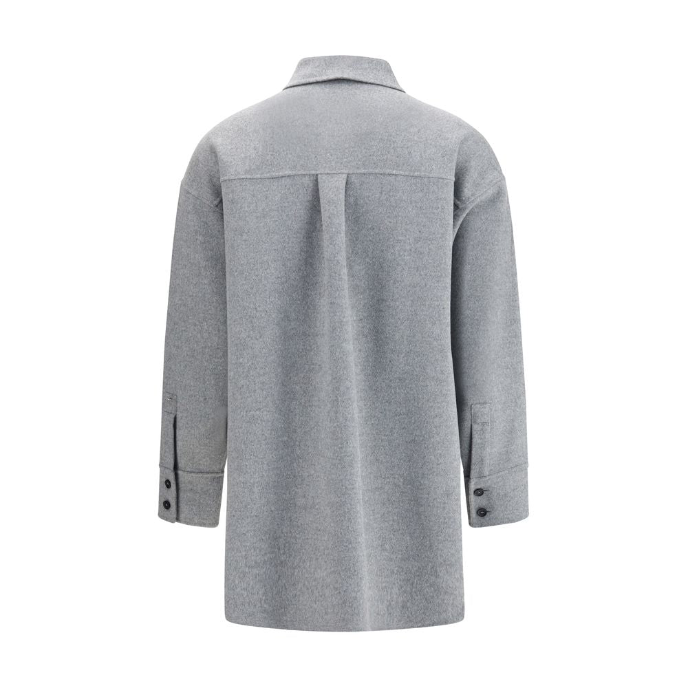 Max Mara Gray Wool Shirt