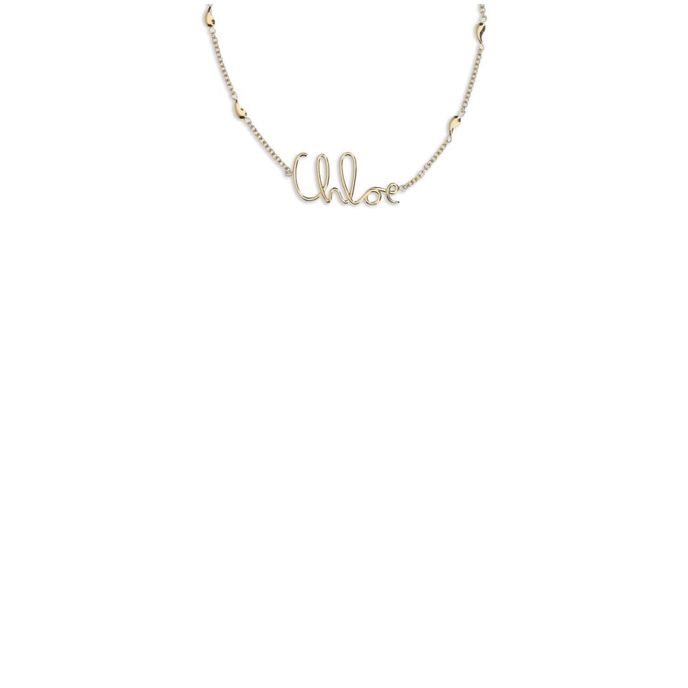 Chloé Gold Brass Necklace | Regal Royce