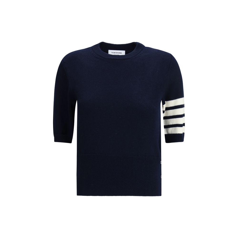 Thom Browne Blue Fleece Wool Sweatshirt | Regal Royce