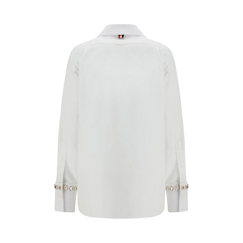 Thom Browne White Cotton Dress Shirt | Regal Royce