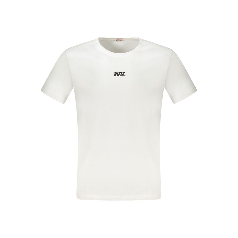 Rifle Bianco Cotton Men T-Shirt | Regal Royce