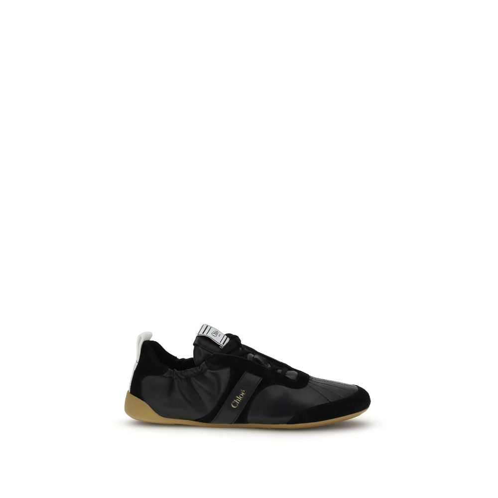 Chloé Black Goatskin Athletic Sneakers | Regal Royce