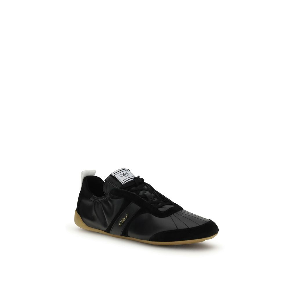 Chloé Black Goatskin Athletic Sneakers | Regal Royce