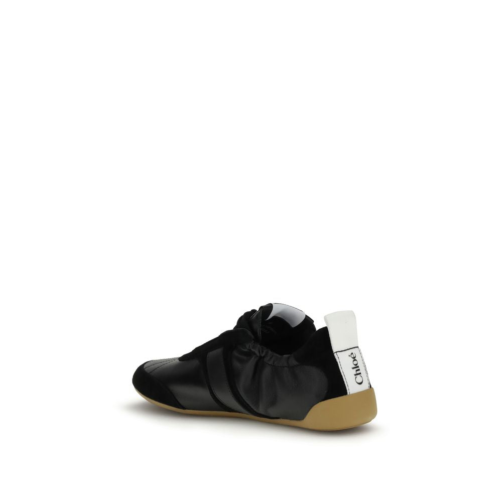 Chloé Black Goatskin Athletic Sneakers | Regal Royce