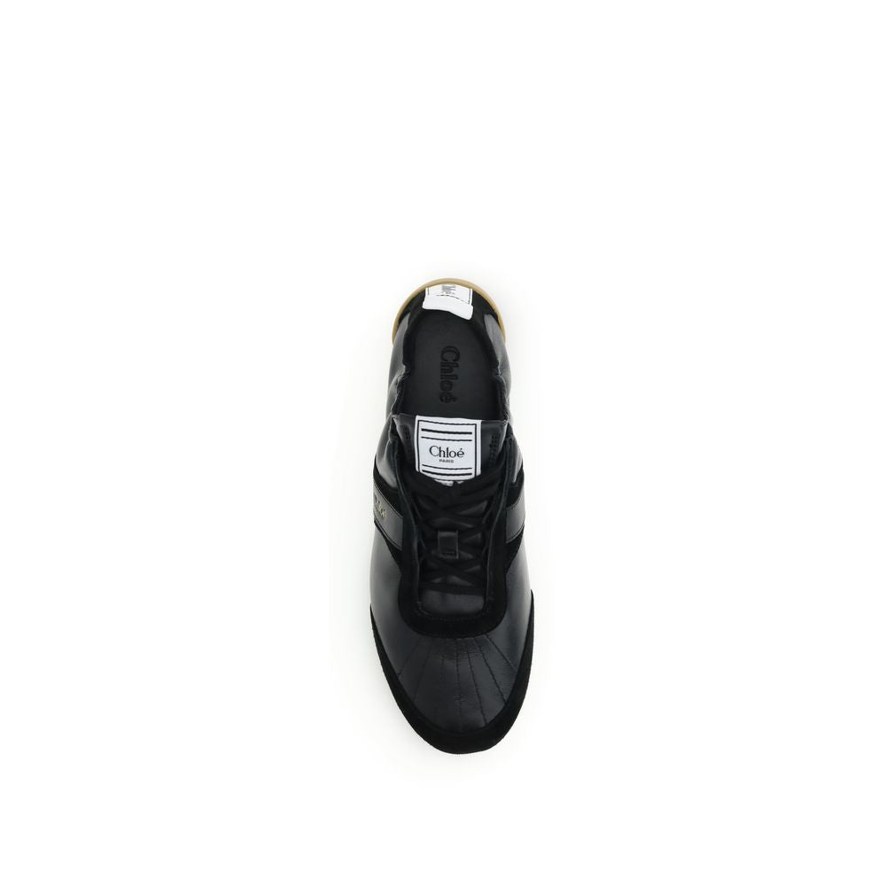 Chloé Black Goatskin Athletic Sneakers | Regal Royce