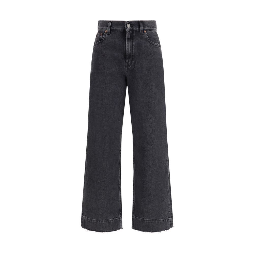 Chloé Black Cotton High-Waisted Jean | Regal Royce