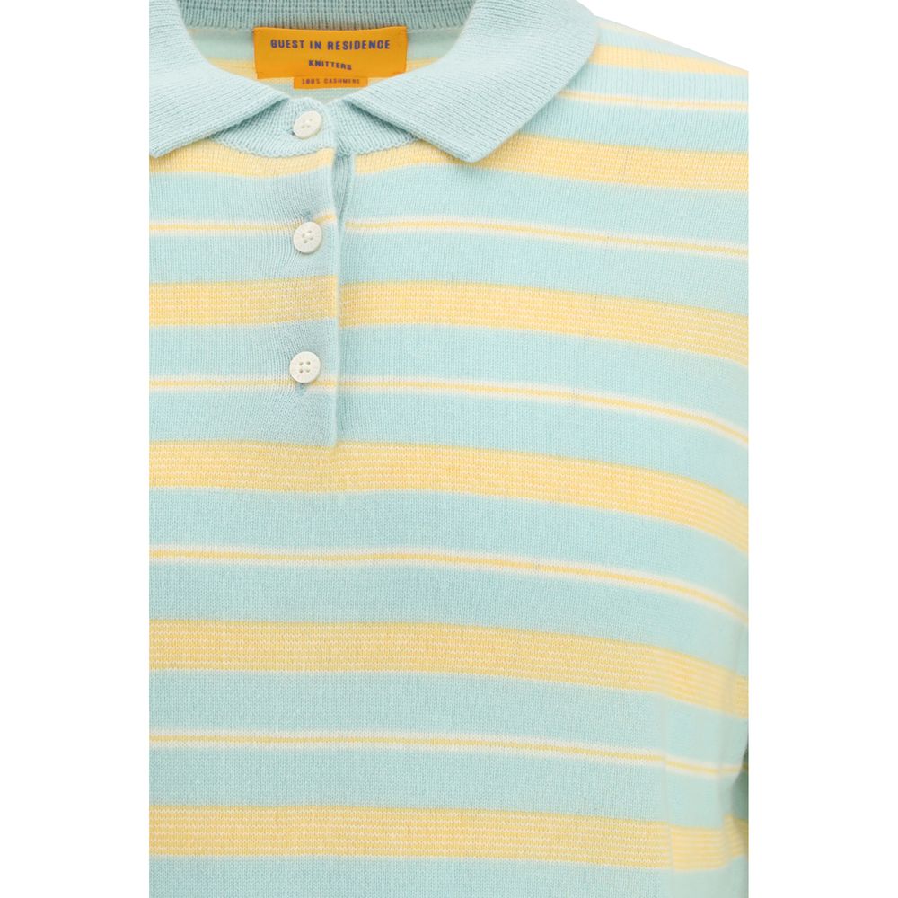 Guest in Residence Multicolor Cashmere Polo Shirt | Regal Royce