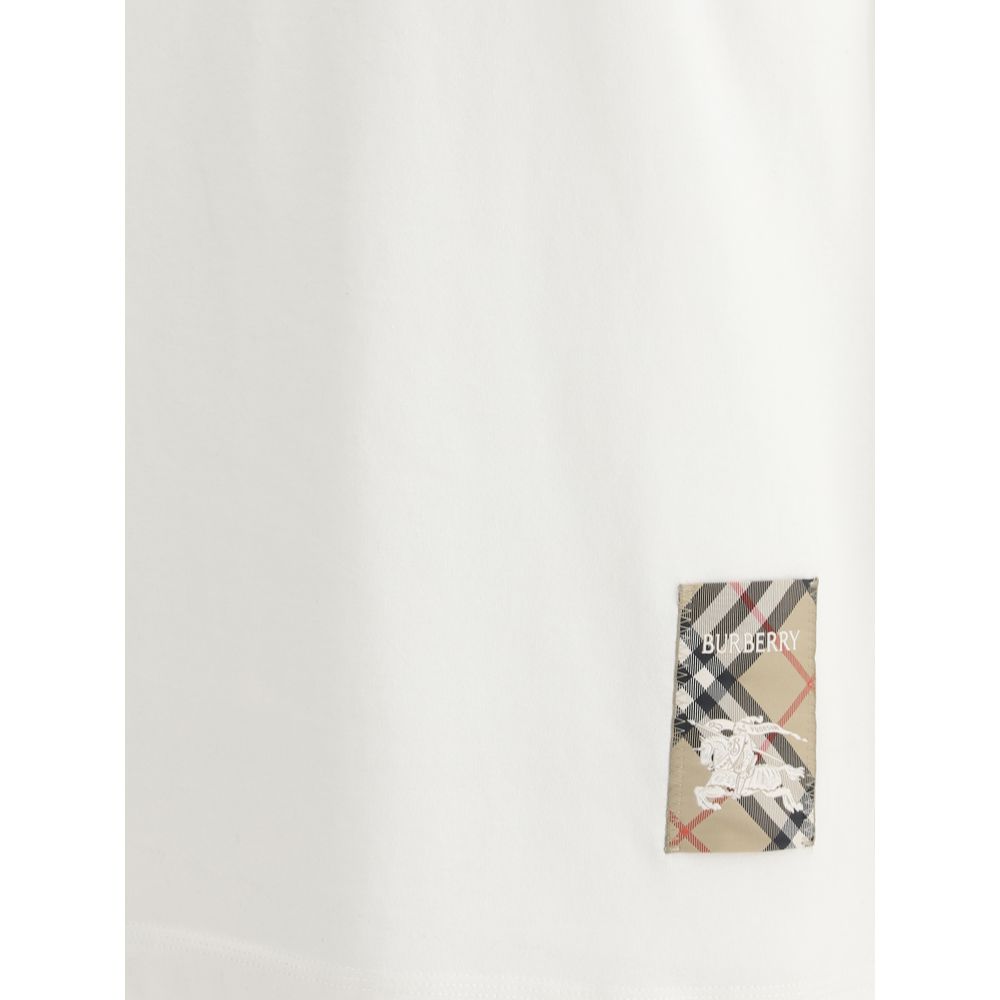 Burberry White Cotton T-Shirt | Regal Royce