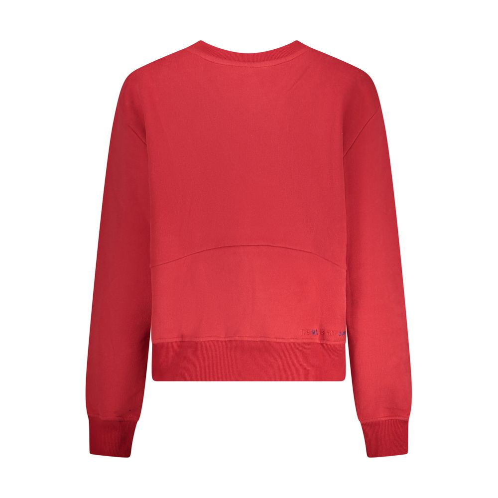 North Sails Red Cotton Women Sweatshirt | Regal Royce