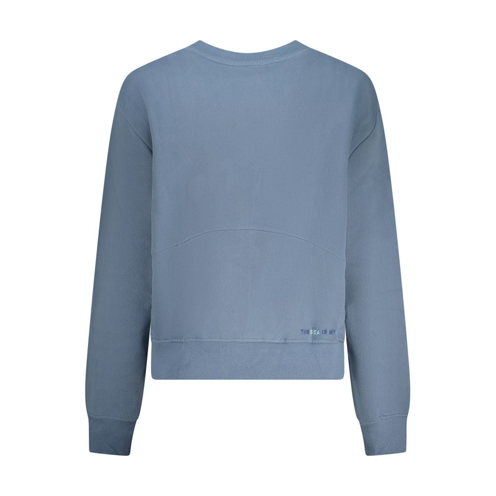 North Sails Blue Cotton Women Sweater | Regal Royce