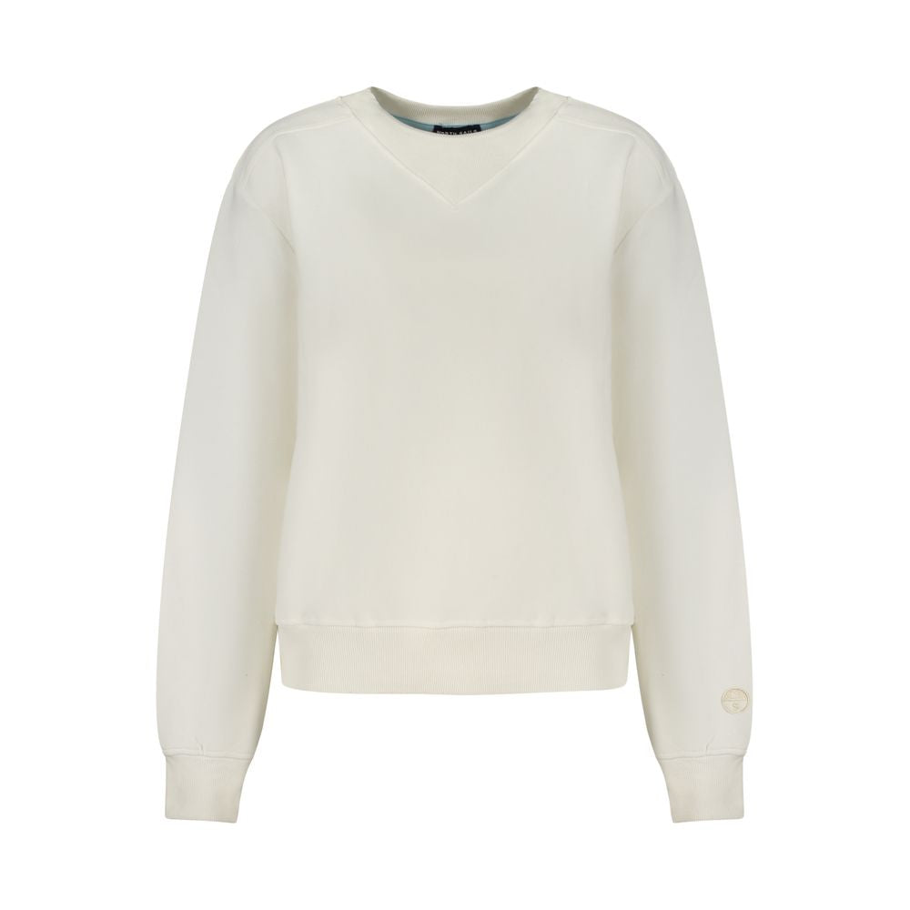 North Sails Bianco Cotton Women Sweatshirt | Regal Royce