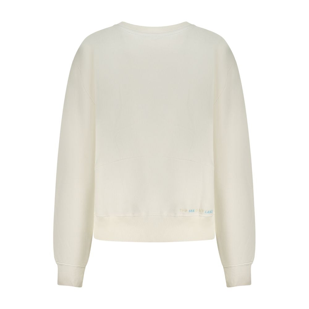 North Sails Bianco Cotton Women Sweatshirt | Regal Royce