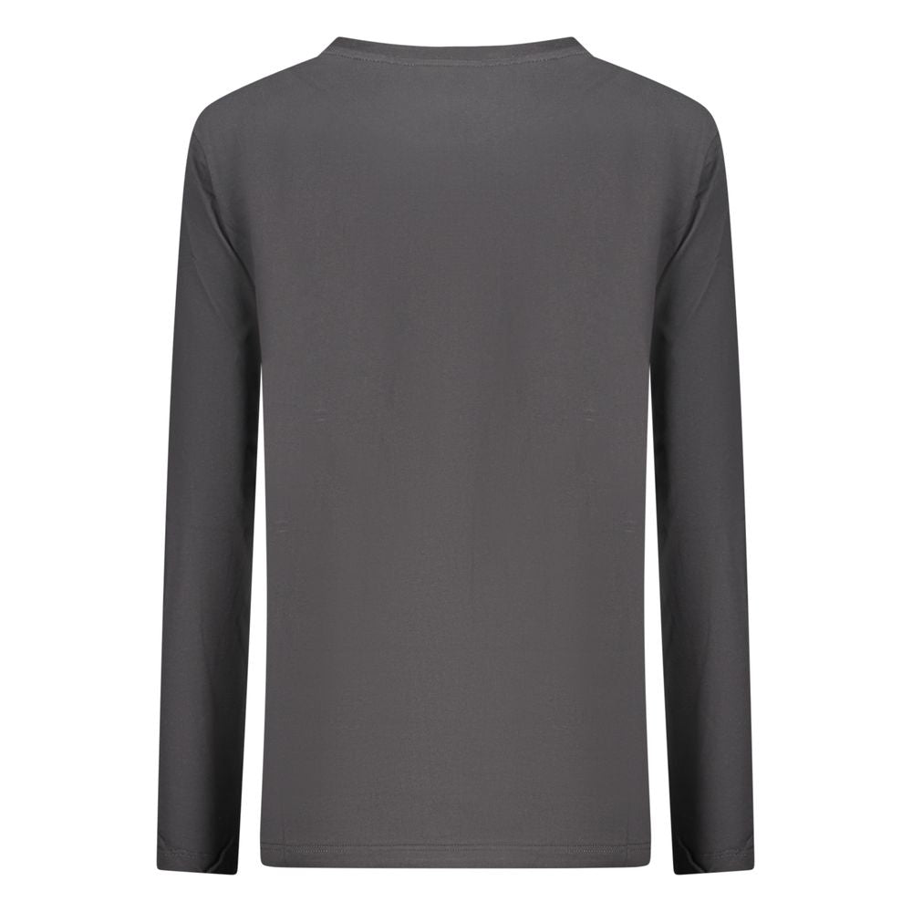 North Sails Black Cotton Women T-Shirt | Regal Royce