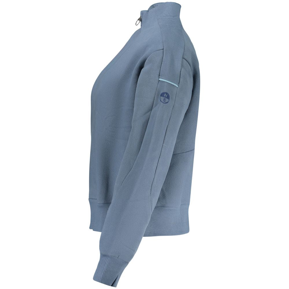 North Sails Blue Cotton Women's Sweatshirt | Regal Royce