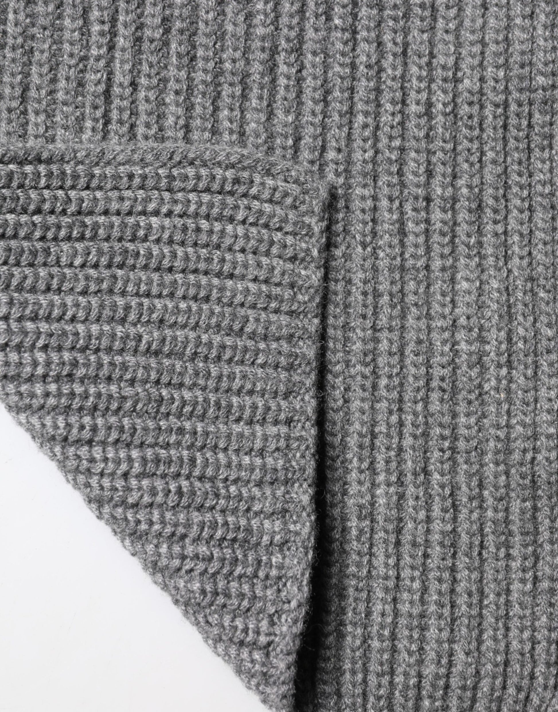 Dolce & Gabbana Gray Cashmere Knit Neck Wrap Shawl Scarf | Regal Royce