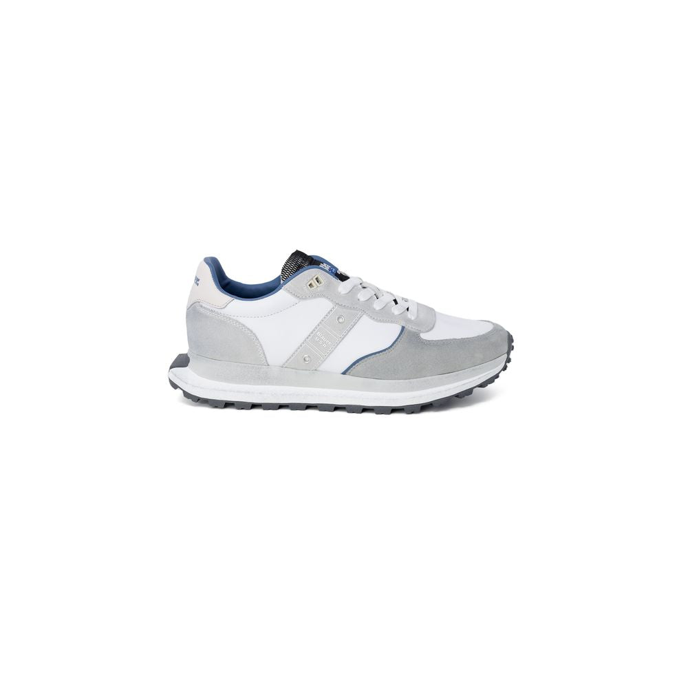 Blauer Gray Leather Athletic Sneakers | Regal Royce