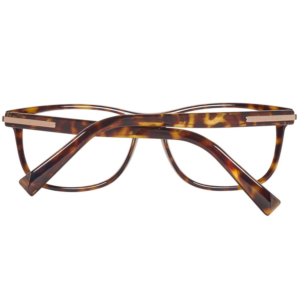 Ermenegildo Zegna Brown Plastic Glasses (Frames) | Regal Royce
