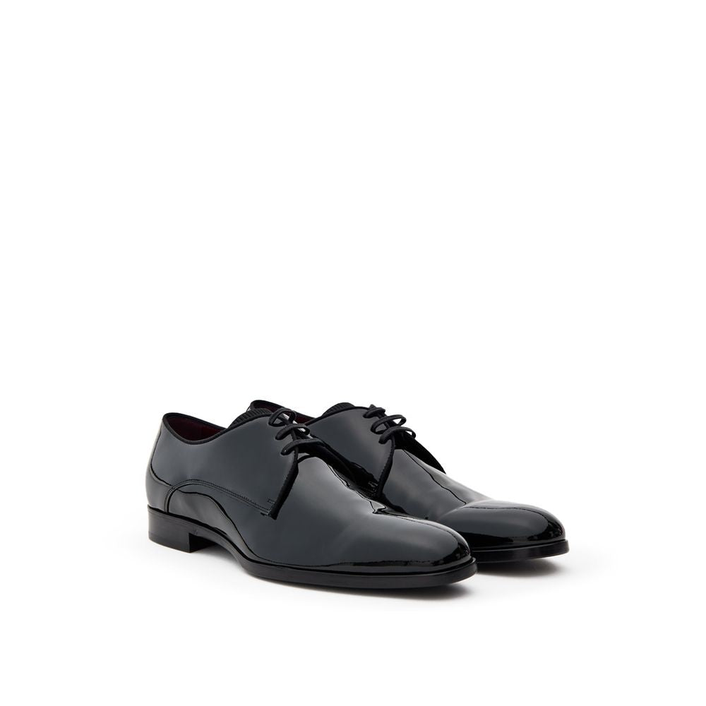 Dolce & Gabbana Black Leather Oxfords And Derbies | Regal Royce